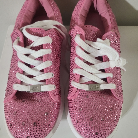 Vince Camuto girls size 4 pink gem shoea - Picture 1 of 4